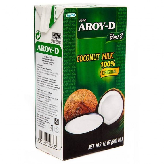 Молоко кокосовое, 500мл, Aroy-D